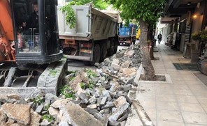 Δήμος Λαρισαίων: Ανακατασκευή νέου τμήματος στην Ανθίμου Γαζή 